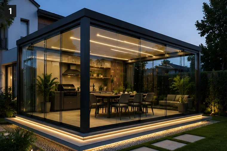 Balkon Pergola Sistemleri