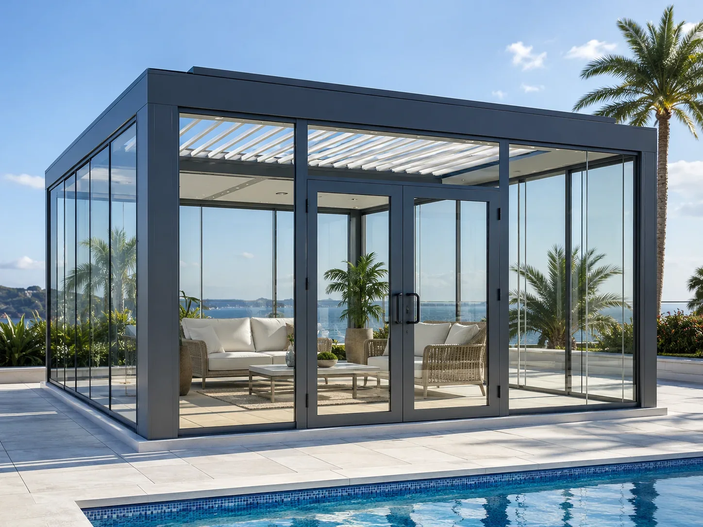 Duvara Monte Pergola Sistemleri