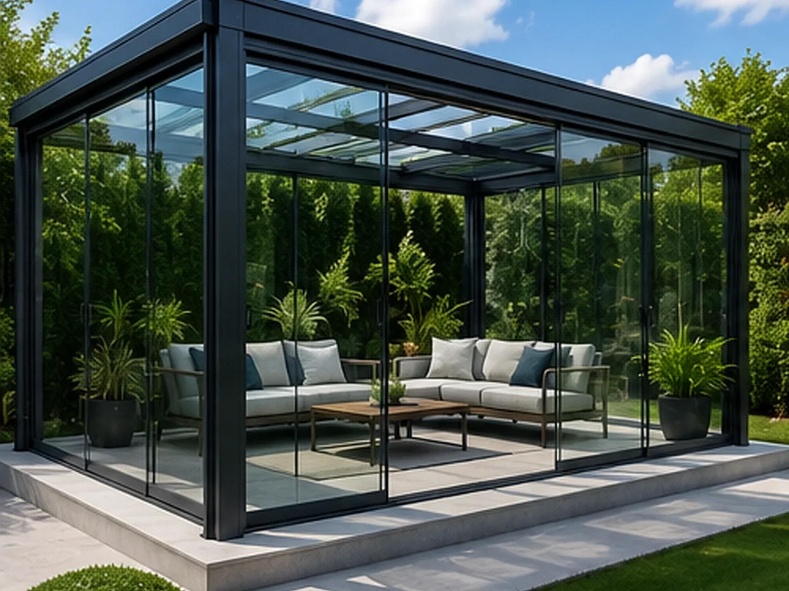 Ofis Terası Pergola Sistemleri