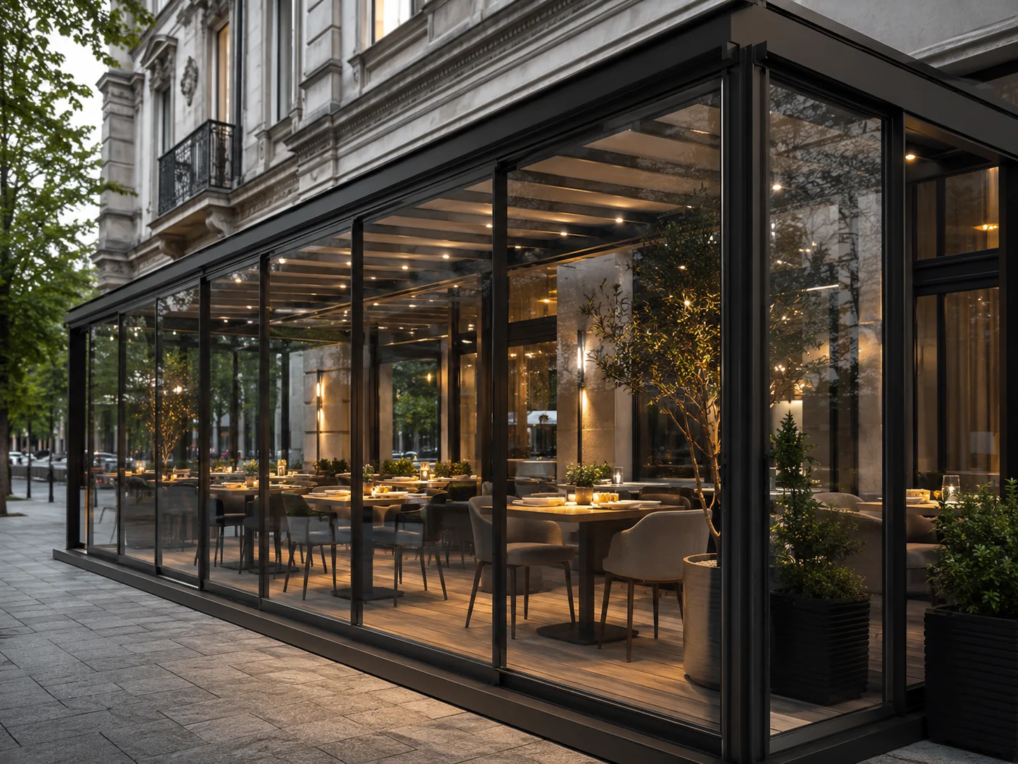 Niğde villa bahçesinde ölçüye özel modern pergola sistemi